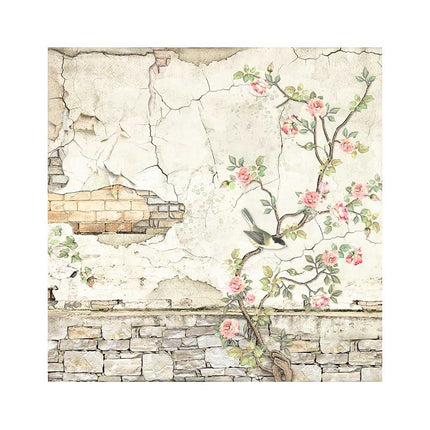 Pack 4 sheets fabric cm 30x30 - House of Roses
