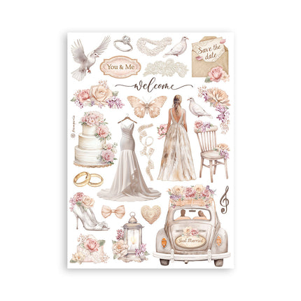Washi Album 8 sheets A5 - Romance Forever