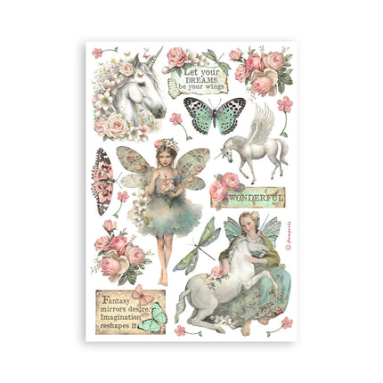 Washi pad 8 sheets A5 - Wonderland