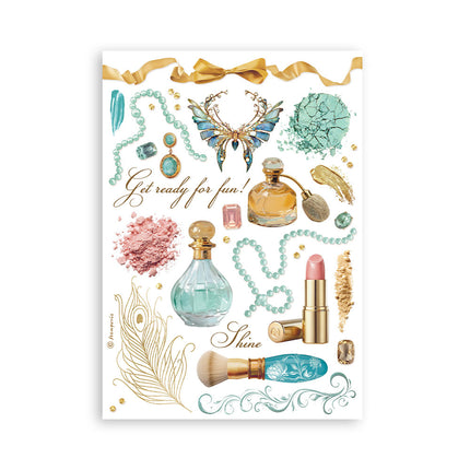 Washi pad 8 sheets A5 - Masquerade