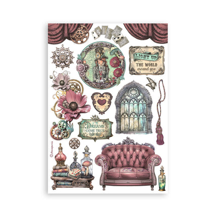 Washi pad 8 sheets A5 - Master of Magic