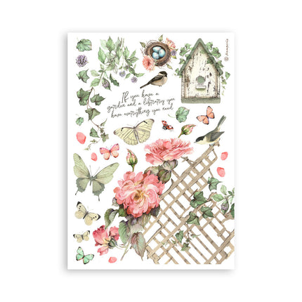 Washi pad 8 sheets A5 - House of Roses