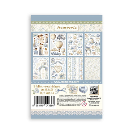 Washi pad 8 sheets A5 - Timeless