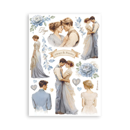 Washi pad 8 sheets A5 - Timeless