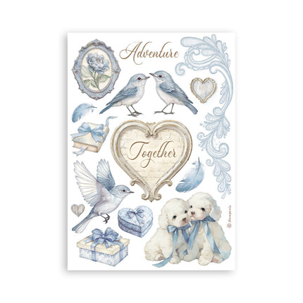 Washi pad 8 sheets A5 - Timeless