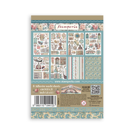 Washi pad 8 sheets A5 - Venice City of Art