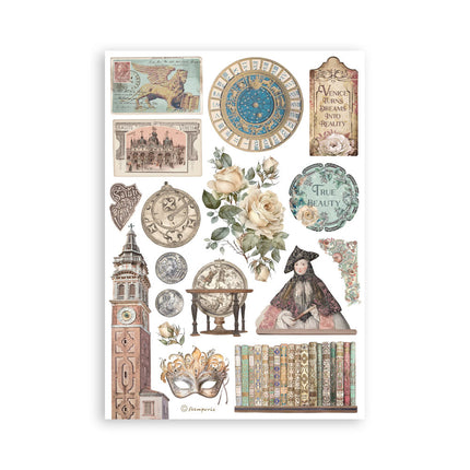 Washi pad 8 sheets A5 - Venice City of Art