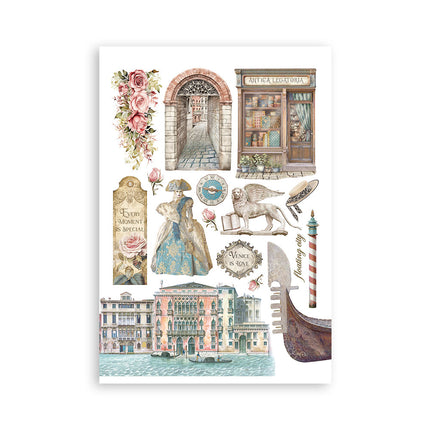 Washi pad 8 sheets A5 - Venice City of Art