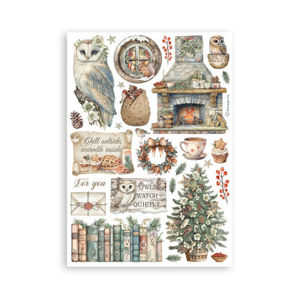 Washi pad 8 sheets A5 - The Owl's House