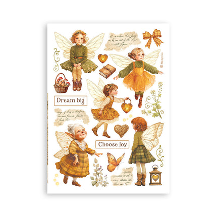 Washi pad 8 sheets A5 - Whispering woods