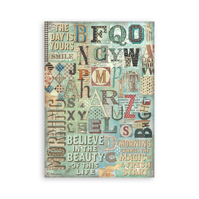 Washi pad 8 sheets A5 - Furry Friends