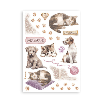 Washi pad 8 sheets A5 - Quiet Days
