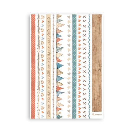 Washi pad 8 sheets A5 - Family