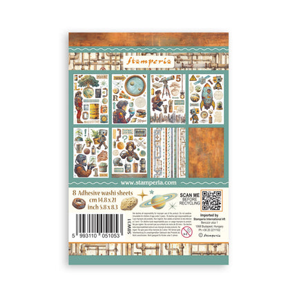 Washi pad 8 sheets A5 - A new Beginning