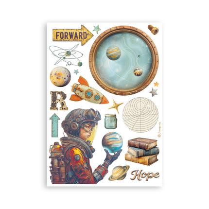 Washi pad 8 sheets A5 - A new Beginning