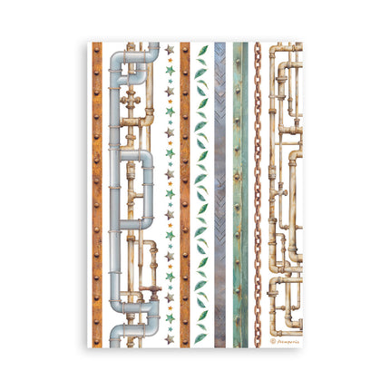 Washi pad 8 sheets A5 - A new Beginning