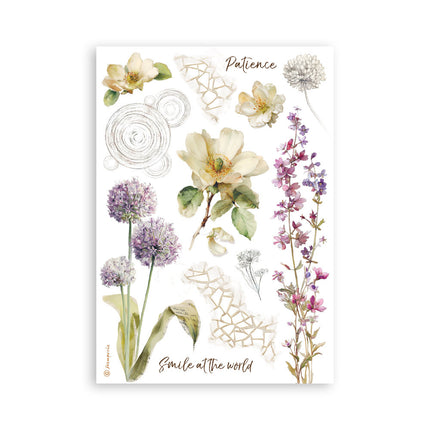 Printed Washi pad for Art and Craft A5 8 sheets - All Around