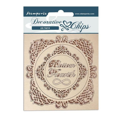 Decorative chips cm 14x14 - Romantic Garden House frames