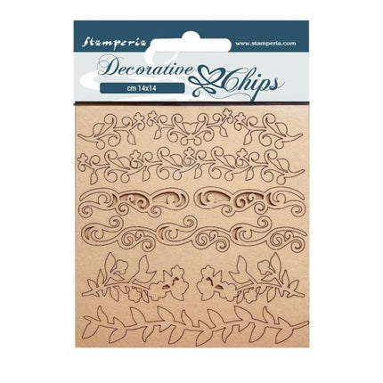 Decorative chips cm 14x14 - Desire borders