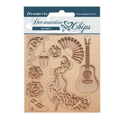 Decorative chips cm 14x14 - Desire dancer