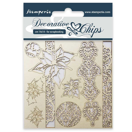 Decorative chips cm. 14x14 Winter
