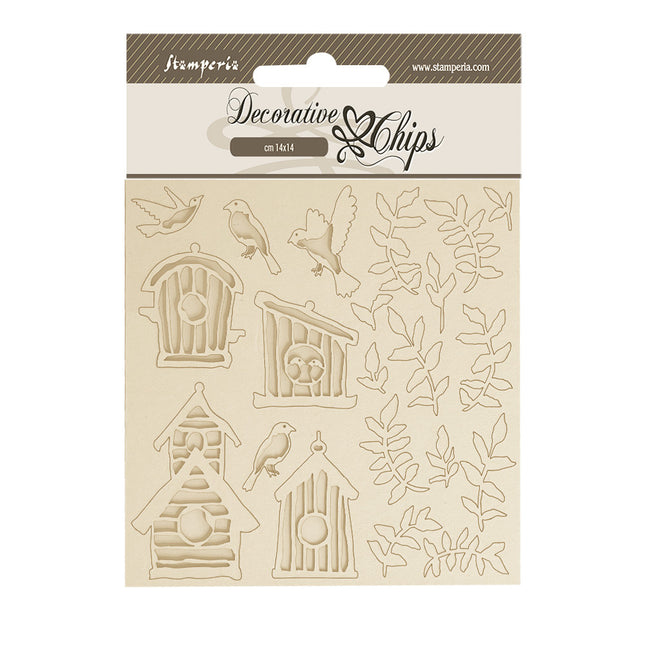 Decorative chips cm 14x14 - Garden nests