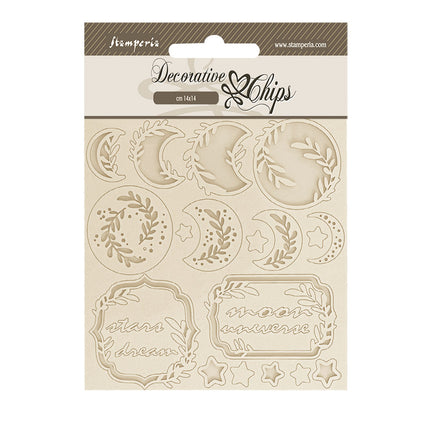 Decorative chips cm 14x14 - Create Happiness Secret Diary moon