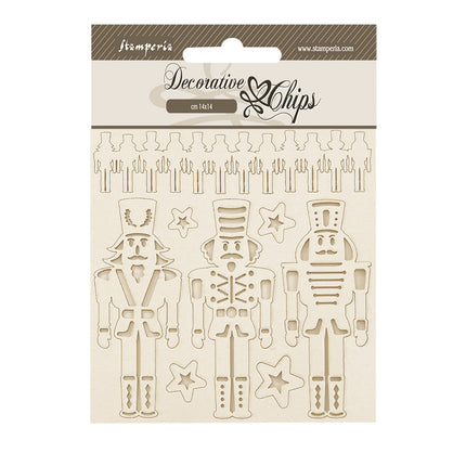 Decorative chips cm 14x14 - The Nutcracker soldiers