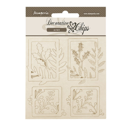 Decorative chips cm 14x14 - Gear up for Christmas 4 squares