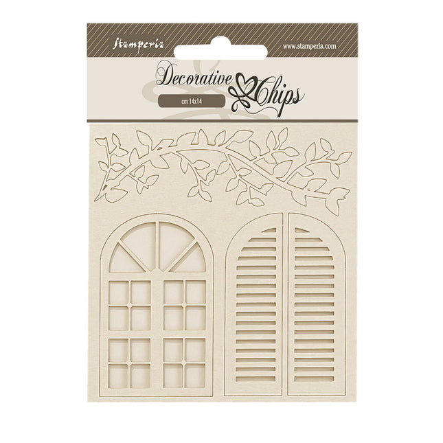 Decorative chips cm 14x14 - Golden Harmony windows