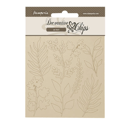 Decorative chips cm 14x14 - Forest leaves