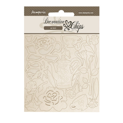 Decorative chips cm 14x14 - House of Roses roses
