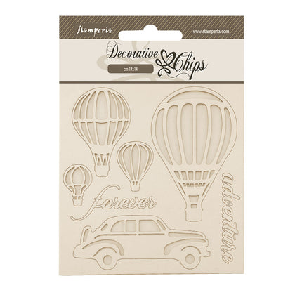 Decorative chips cm 14x14 - Timeless air balloons