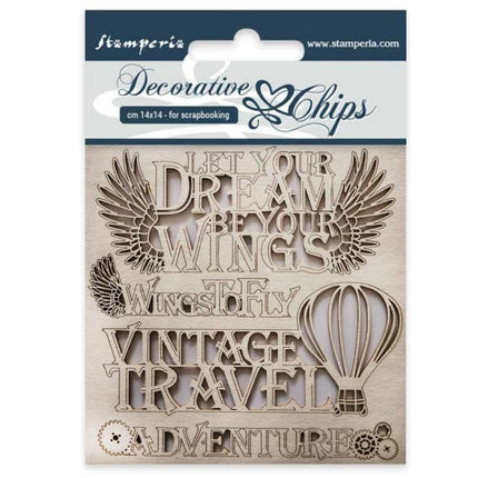 Decorative chips cm 14x14 Adventure