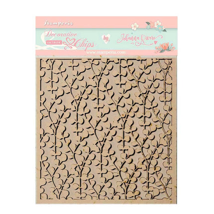 Decorative chips 14x14 cm - Circle of Love texture