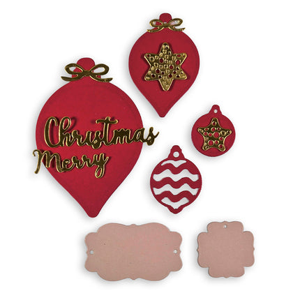 Cutting Dies for paper crafting A6 - Merry Christmas