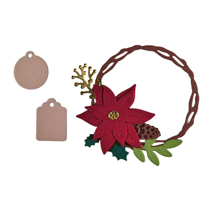 Cutting Dies for paper crafting A6 - Christmas wreath