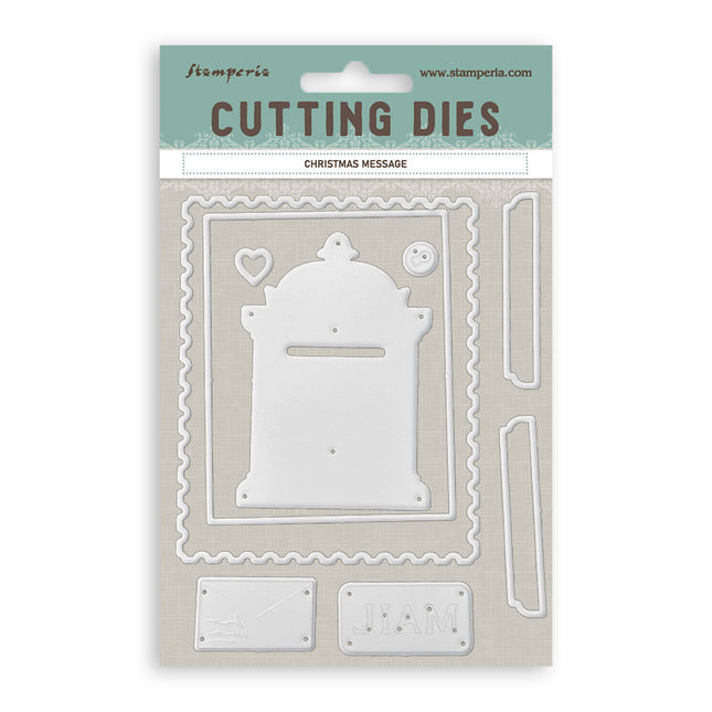 Cutting Dies for paper crafting A6 - Christmas message