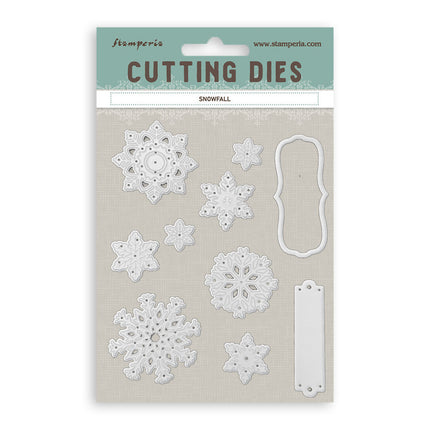 Cutting Dies for paper crafting A6 - Christmas snowfall