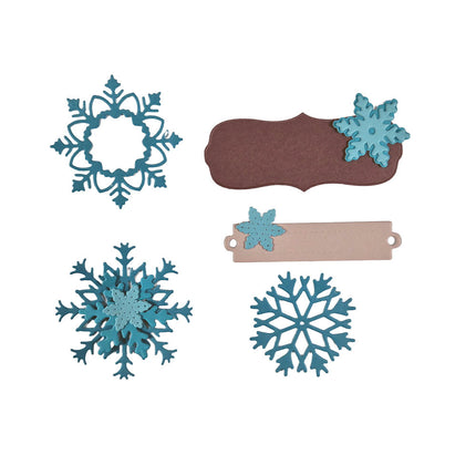 Cutting Dies for paper crafting A6 - Christmas snowfall
