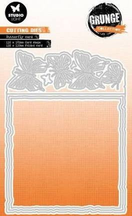 SL Cutting Die Butterfly card Grunge collection nr.500