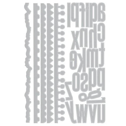 Thinlits Die by Tim Holtz Vault Edges (31pcs)