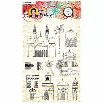 Studio Light • Artsy Arabia clear stamp 148x210mm nr.58