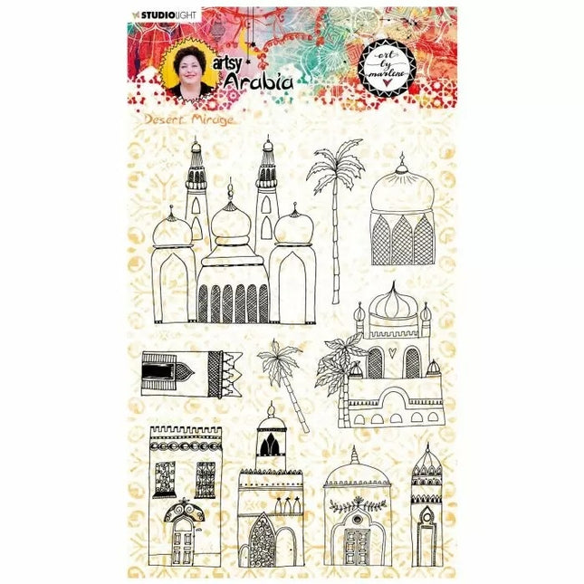 Studio Light • Artsy Arabia clear stamp 148x210mm nr.58