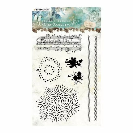Studio Light • Clear stamp A6 Jenine's mindful art nr,03