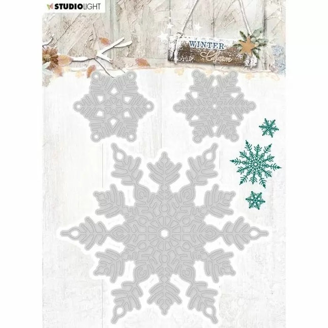 Studio Light • Cutting & embossing die Winter charm 94x124mm nr.324