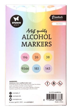Alcohol Markers Pastels (SL-CO-MARK36)
