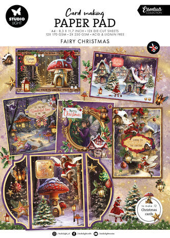 SL Card Making Pad Fairy Christmas Essentials nr.19