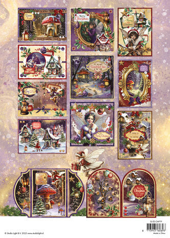 SL Card Making Pad Fairy Christmas Essentials nr.19