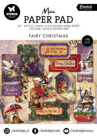 SL Mini Paper Pad Fairy Christmas Essentials nr.324